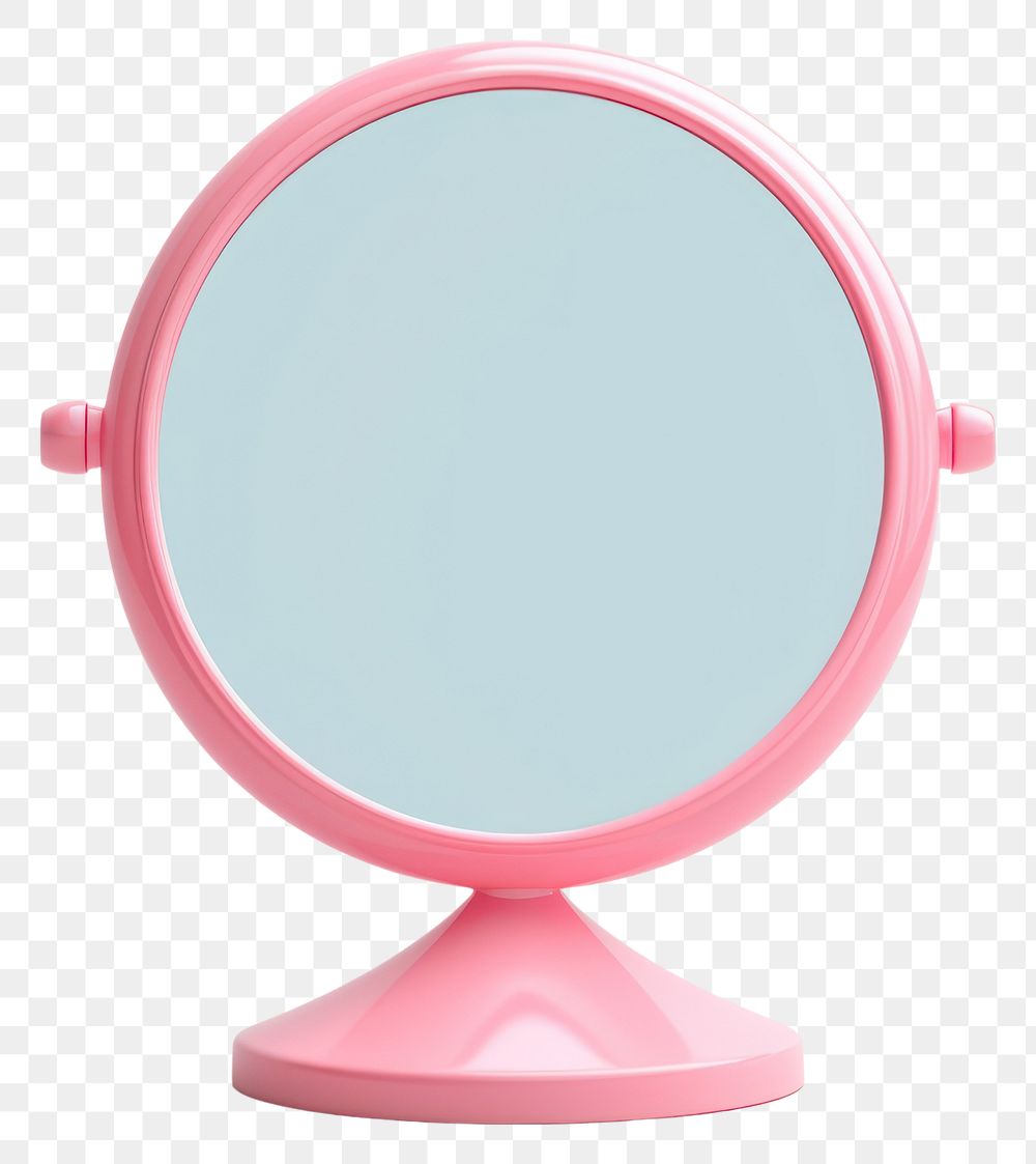PNG  Mirror white background reflection circle. AI generated Image by rawpixel.