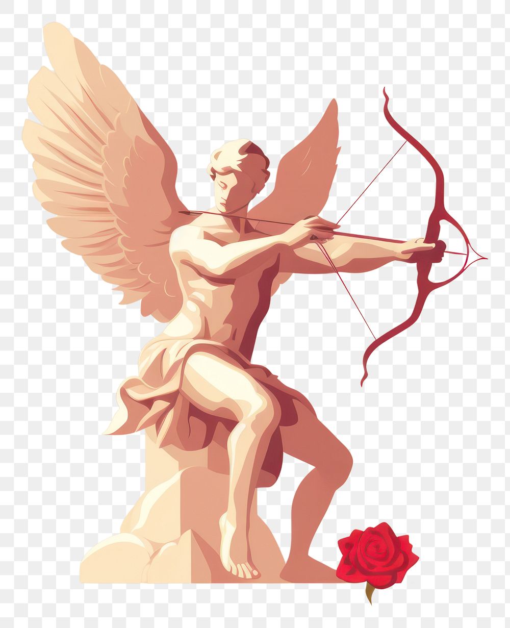 PNG Sports cupid representation creativity. AI generated Image by rawpixel.