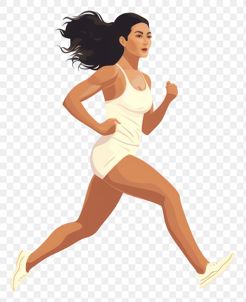 PNG Women running dancing jogging adult. AI generated Image by rawpixel.