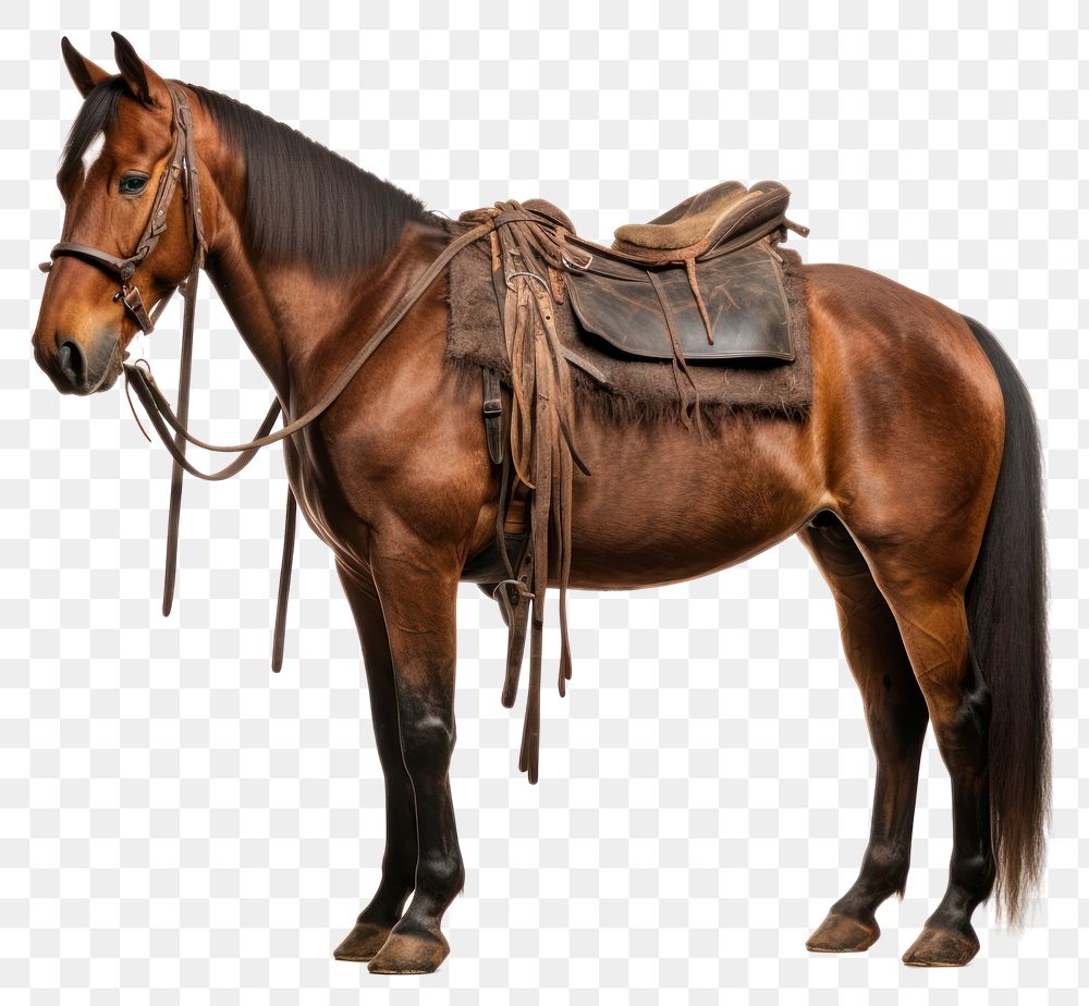 PNG Saddle horse mammal animal. AI generated Image by rawpixel.