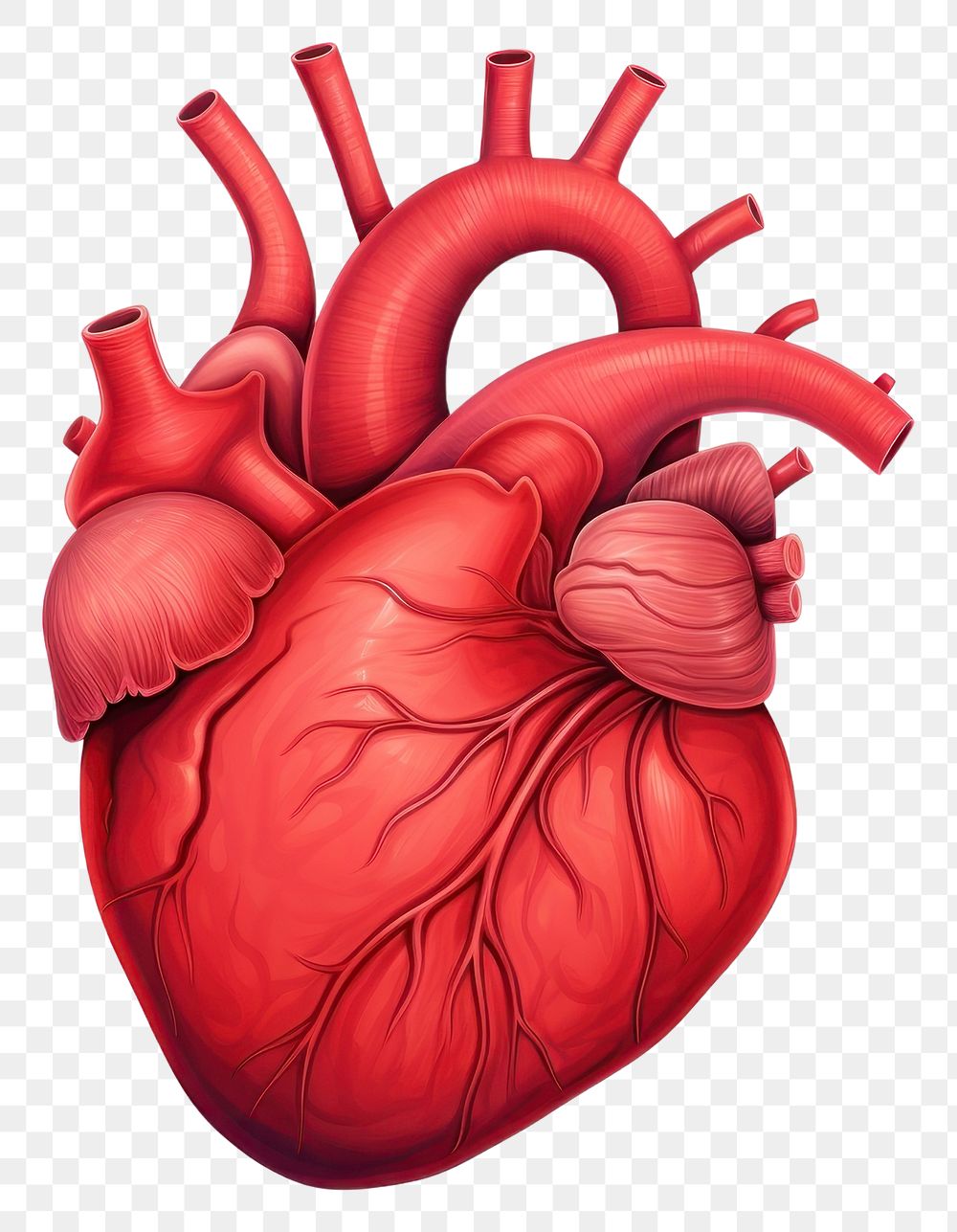 PNG Human heart anatomy white background antioxidant creativity. 