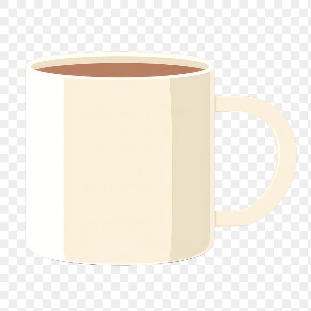PNG Coffee mug drink cup refreshment. AI generated Image by rawpixel.