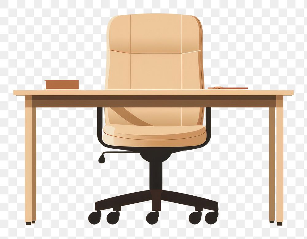 PNG Office chair desk furniture. 