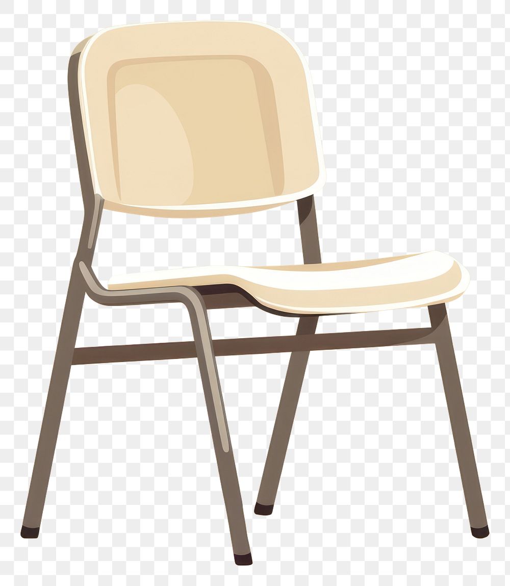 PNG Chair furniture armrest absence. AI generated Image by rawpixel.