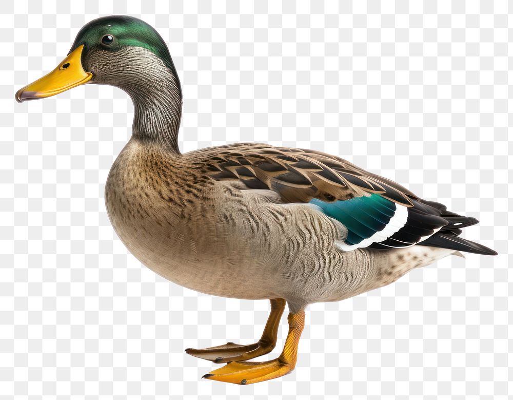 PNG Mallard green duck mallard animal bird. 