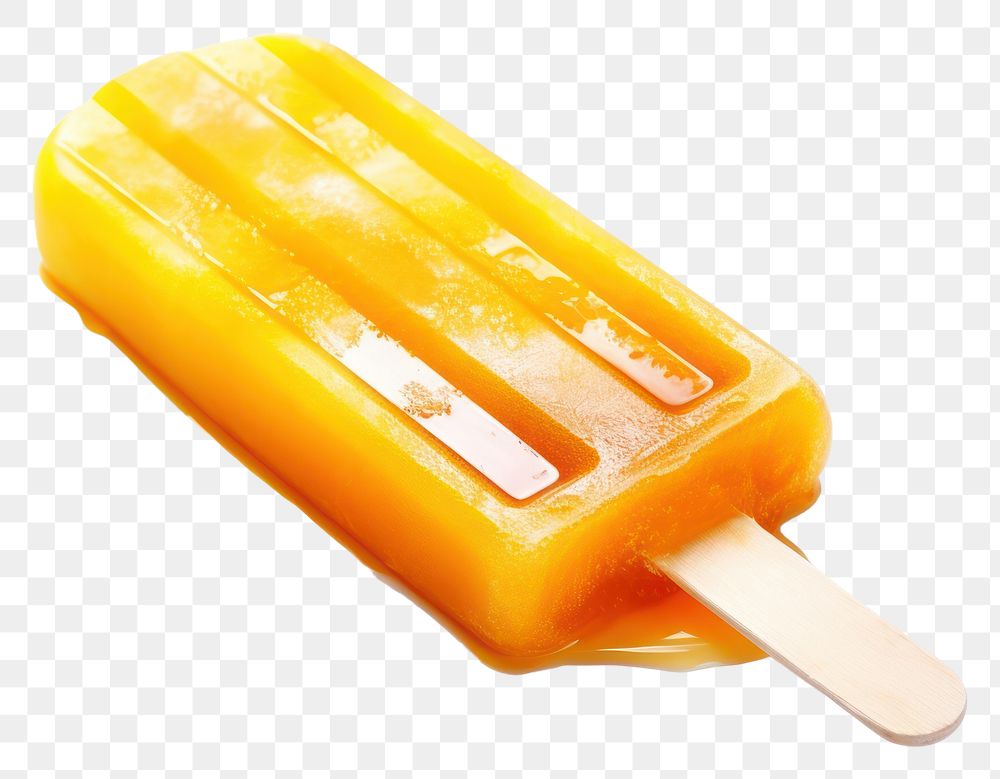 PNG Popsicle melting dessert food white background. AI generated Image by rawpixel.