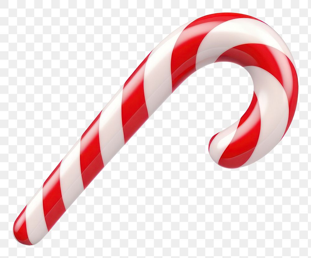 PNG Christmas candy cane confectionery white background lollipop. AI generated Image by rawpixel.
