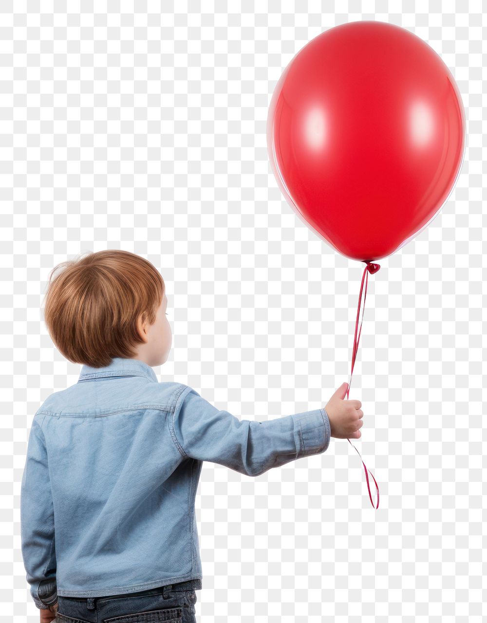 PNG Balloon holding child kid. AI generated Image by rawpixel.