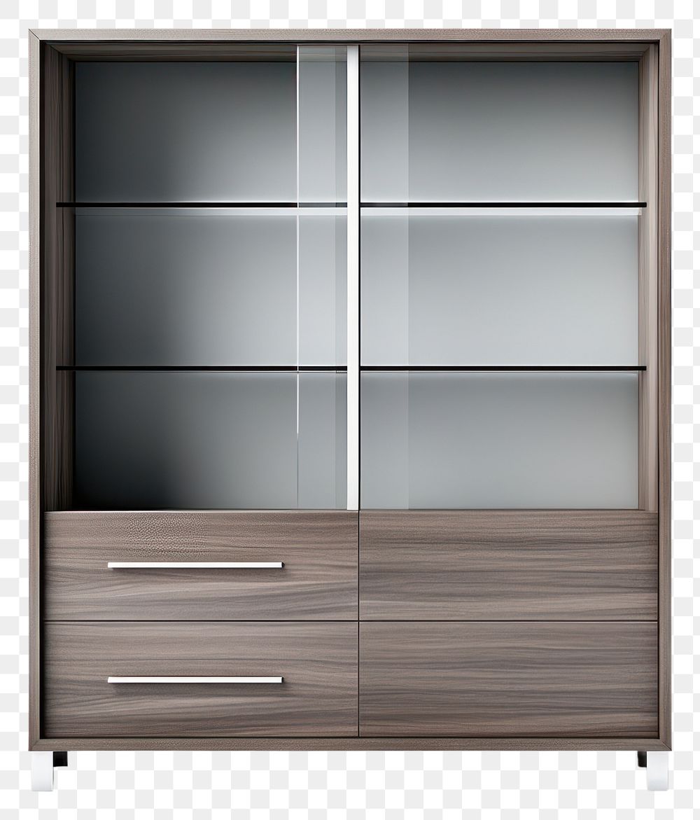 PNG Modern cabinet furniture cupboard white background. AI generated Image by rawpixel.