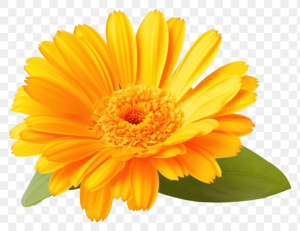 PNG Calendula flower petal plant. 