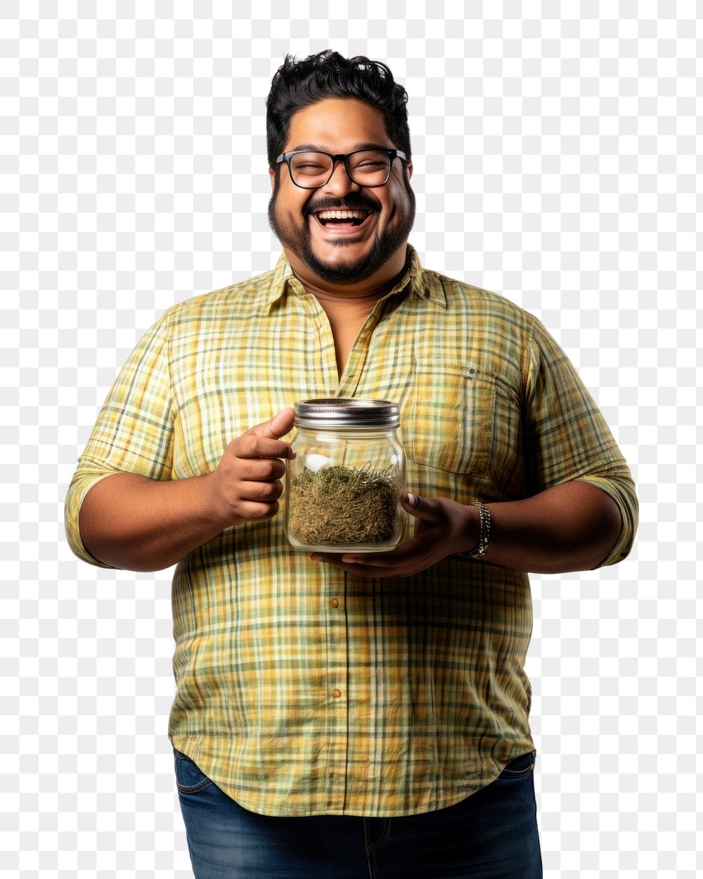 PNG Male holding marijuana glasses adult white background. AI generated Image by rawpixel.