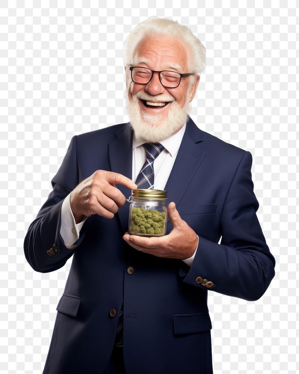 PNG Male holding marijuana portrait glasses adult. AI generated Image by rawpixel.