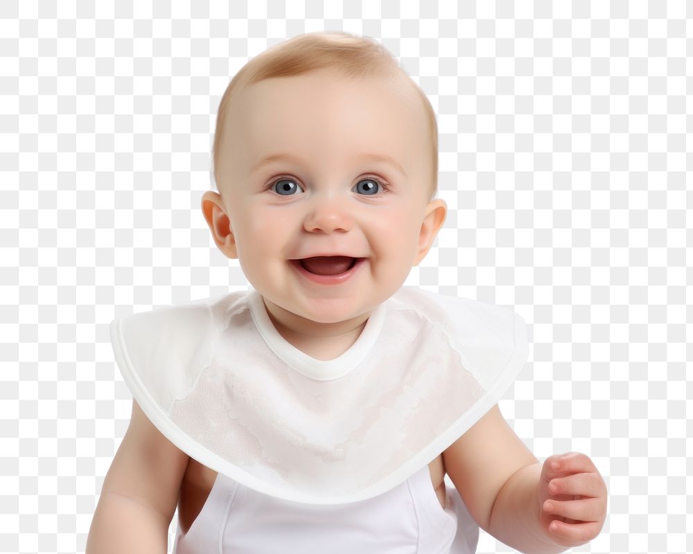 PNG Baby portrait smile white. 