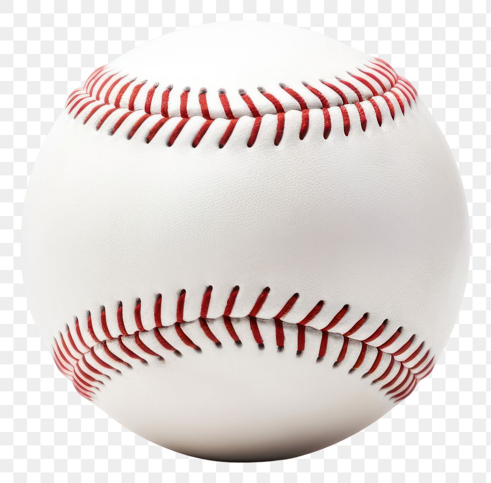PNG Baseball baseball sports white background. AI generated Image by rawpixel.