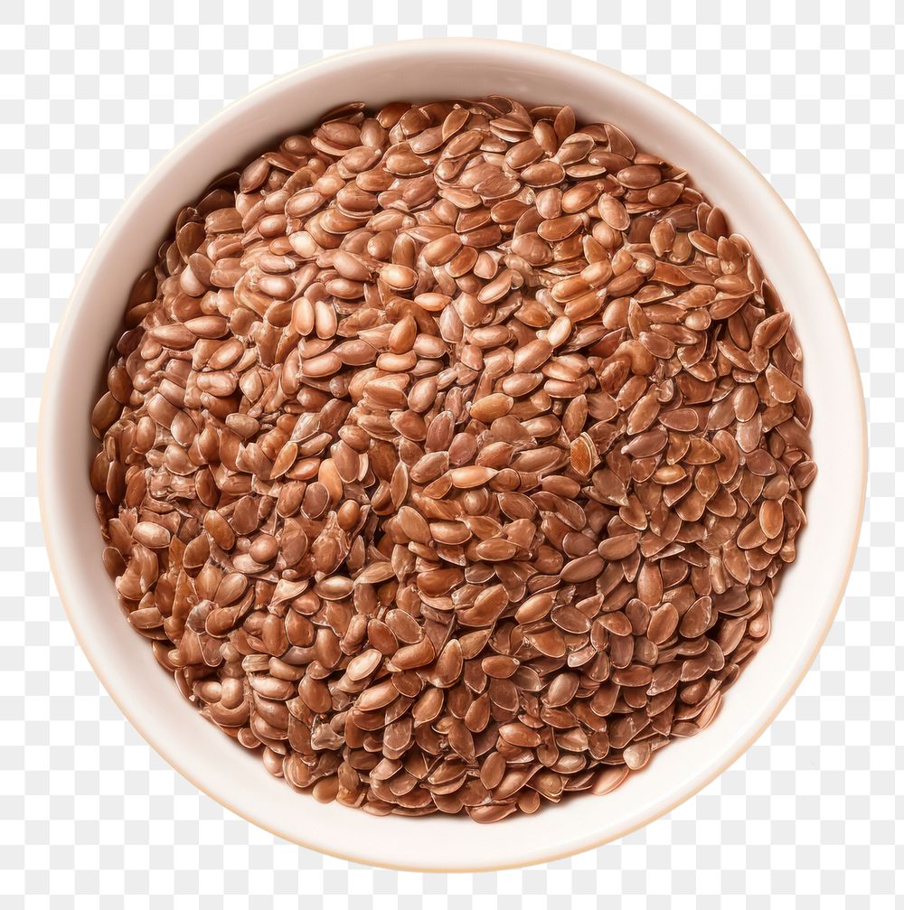 PNG Flax seeds food bowl  