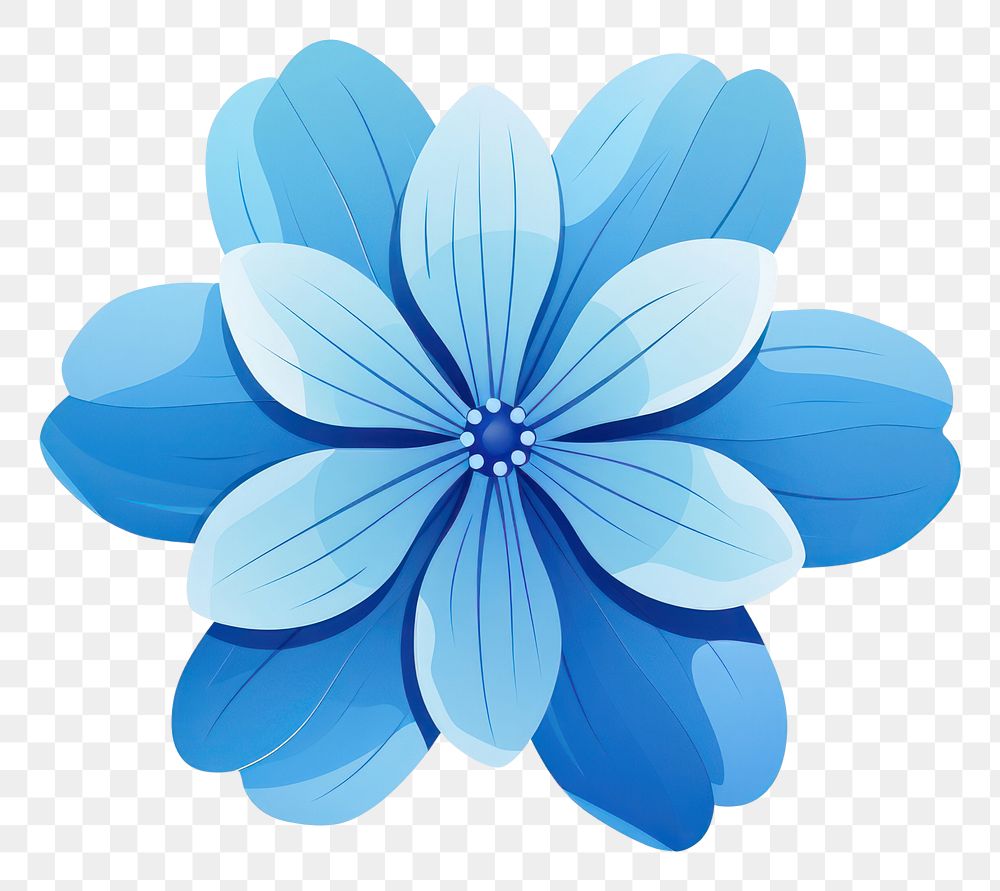 PNG Blue Flower flower pattern nature. 