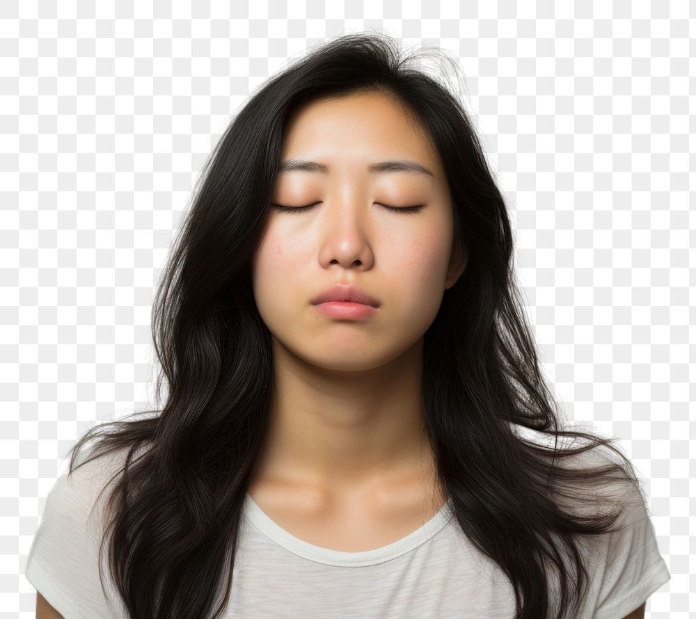 PNG Sleep-deprived portrait adult photo. AI generated Image by rawpixel.