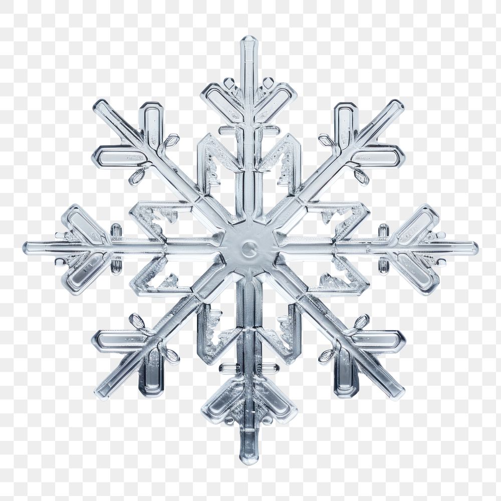 PNG Snowflake white decoration christmas. 