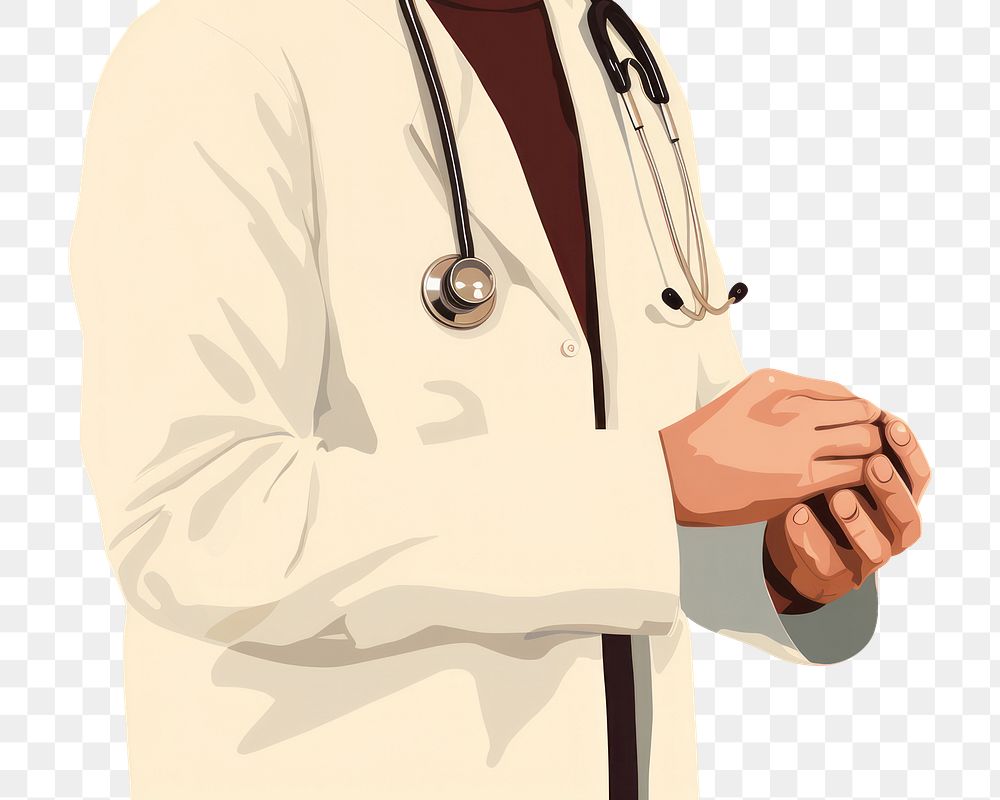PNG Hand holding stethoscope adult expertise recovery. AI generated Image by rawpixel.
