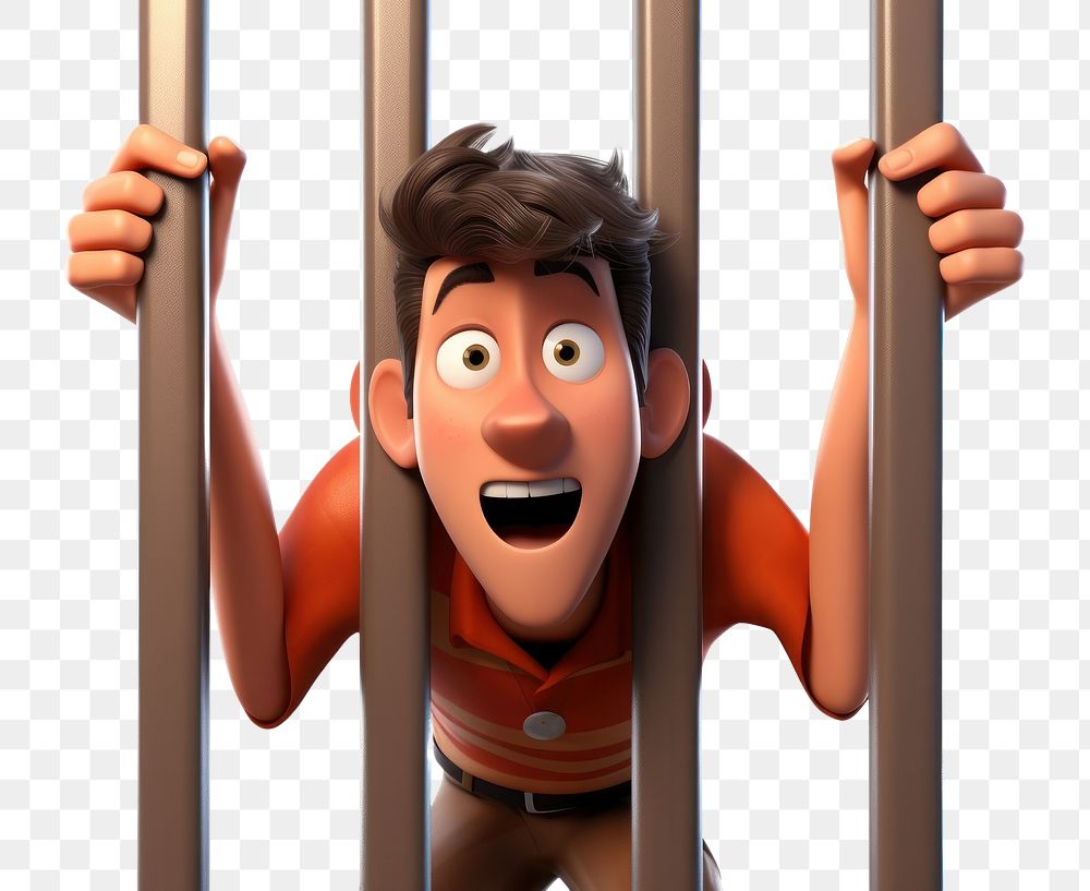 PNG Cartoon prison prison cell protection. AI generated Image by rawpixel.