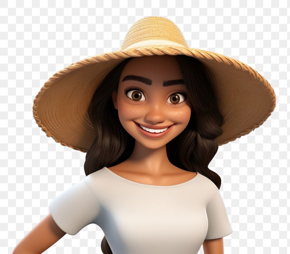 PNG Hispanic woman cartoon adult doll. AI generated Image by rawpixel.