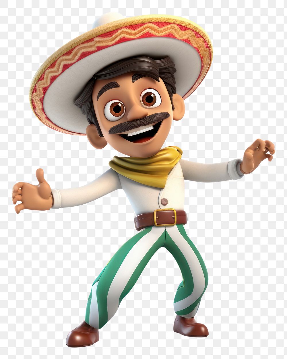 PNG Sombrero cartoon toy white background. AI generated Image by rawpixel.