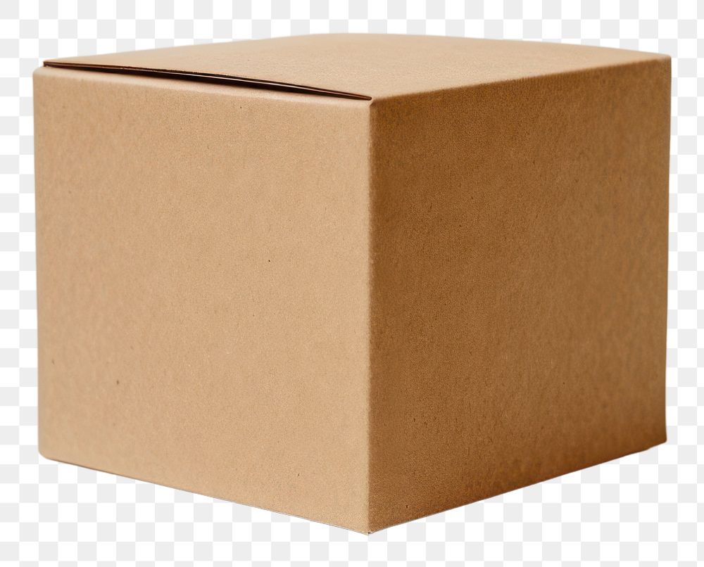 PNG Cardboard carton box simplicity. AI generated Image by rawpixel.