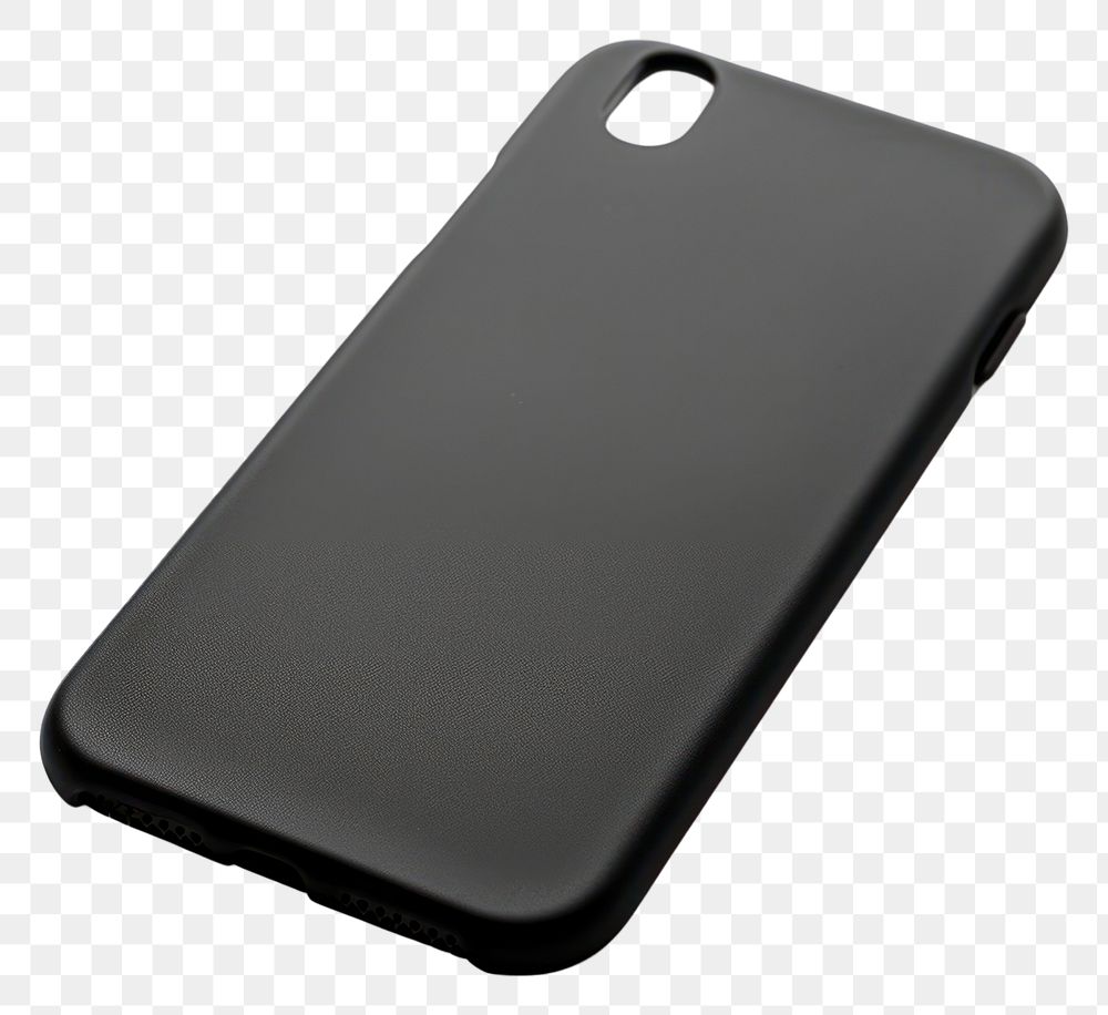 PNG Smart phone case black white background electronics. 