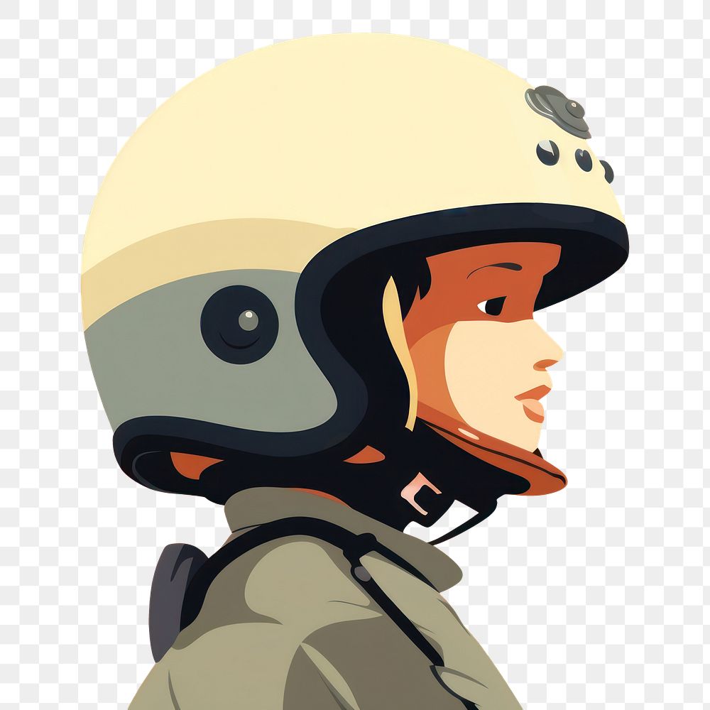 PNG Helmet protection headwear headshot. AI generated Image by rawpixel.