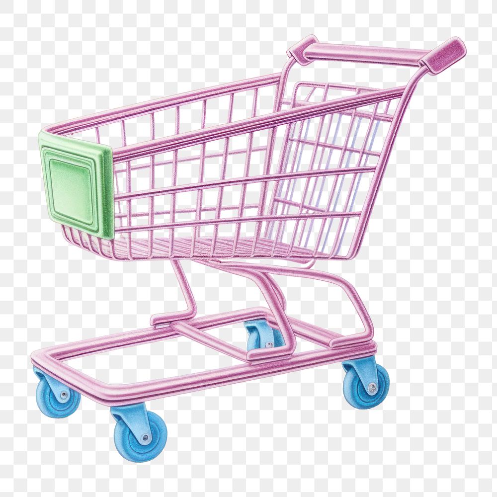 PNG Shopping cart white background consumerism supermarket. 