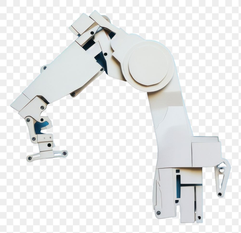 PNG Robotic arm technology machine metal. AI generated Image by rawpixel.