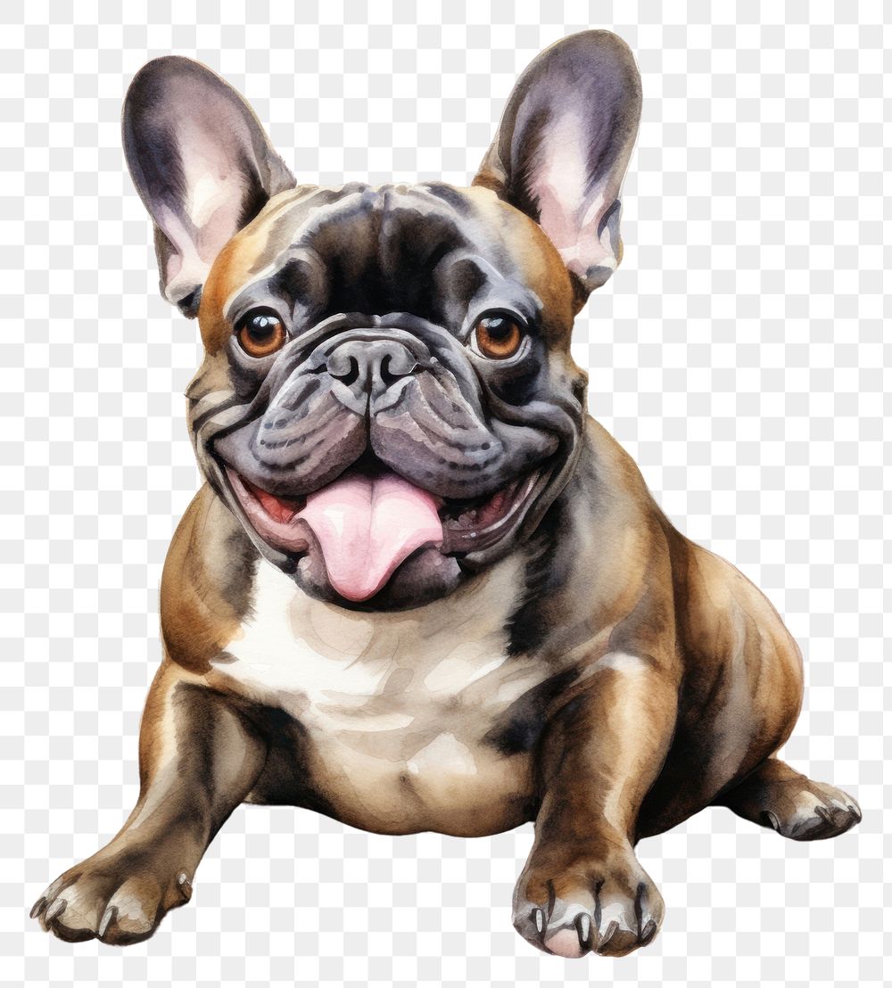 PNG French bulldog animal mammal pet. 