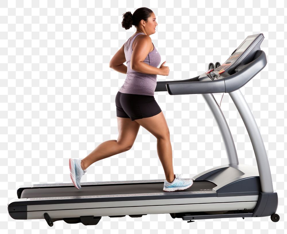 PNG Treadmill running weight sports. AI generated Image by rawpixel.