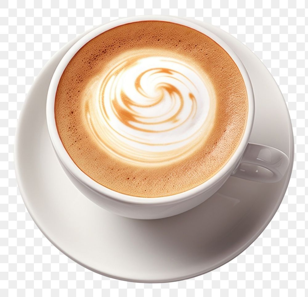 PNG Hot Macchiato cup coffee latte. AI generated Image by rawpixel.