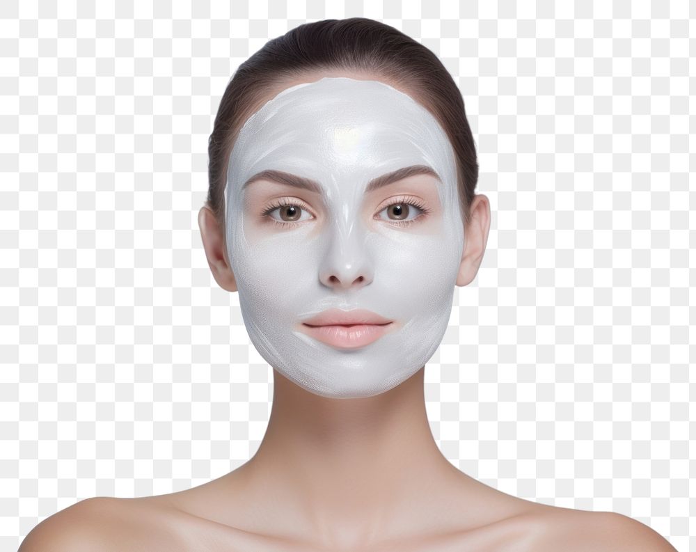 PNG Woman wearing facial mask portrait adult photo. AI generated Image by rawpixel.