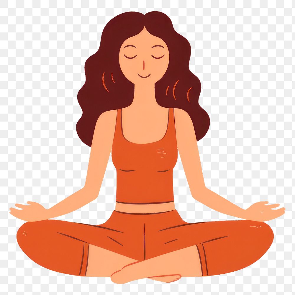 Woman Meditation PNG Images  Free Photos, PNG Stickers