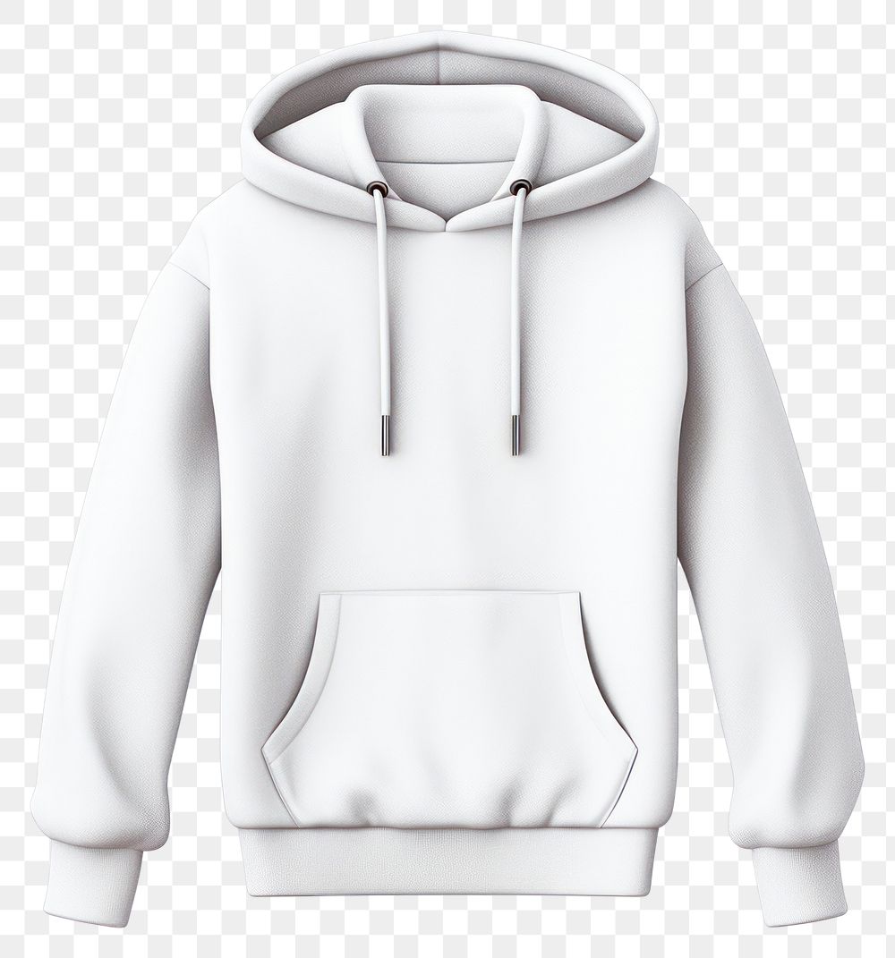 PNG Hoodie sweater sweatshirt white  