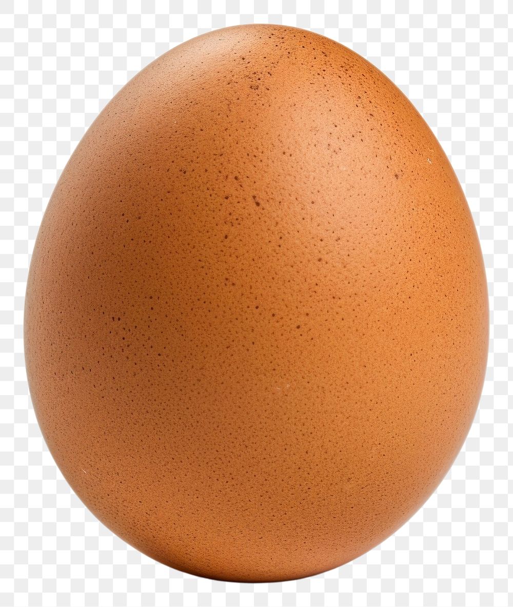 PNG Brown chicken egg brown food white background. AI generated Image by rawpixel.