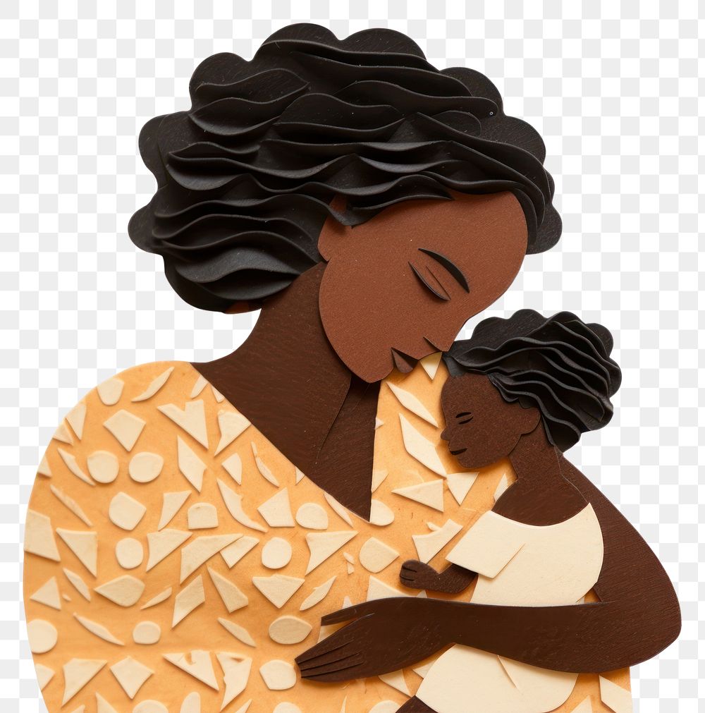 PNG Mother holding baby cartoon cute white background. AI generated Image by rawpixel.