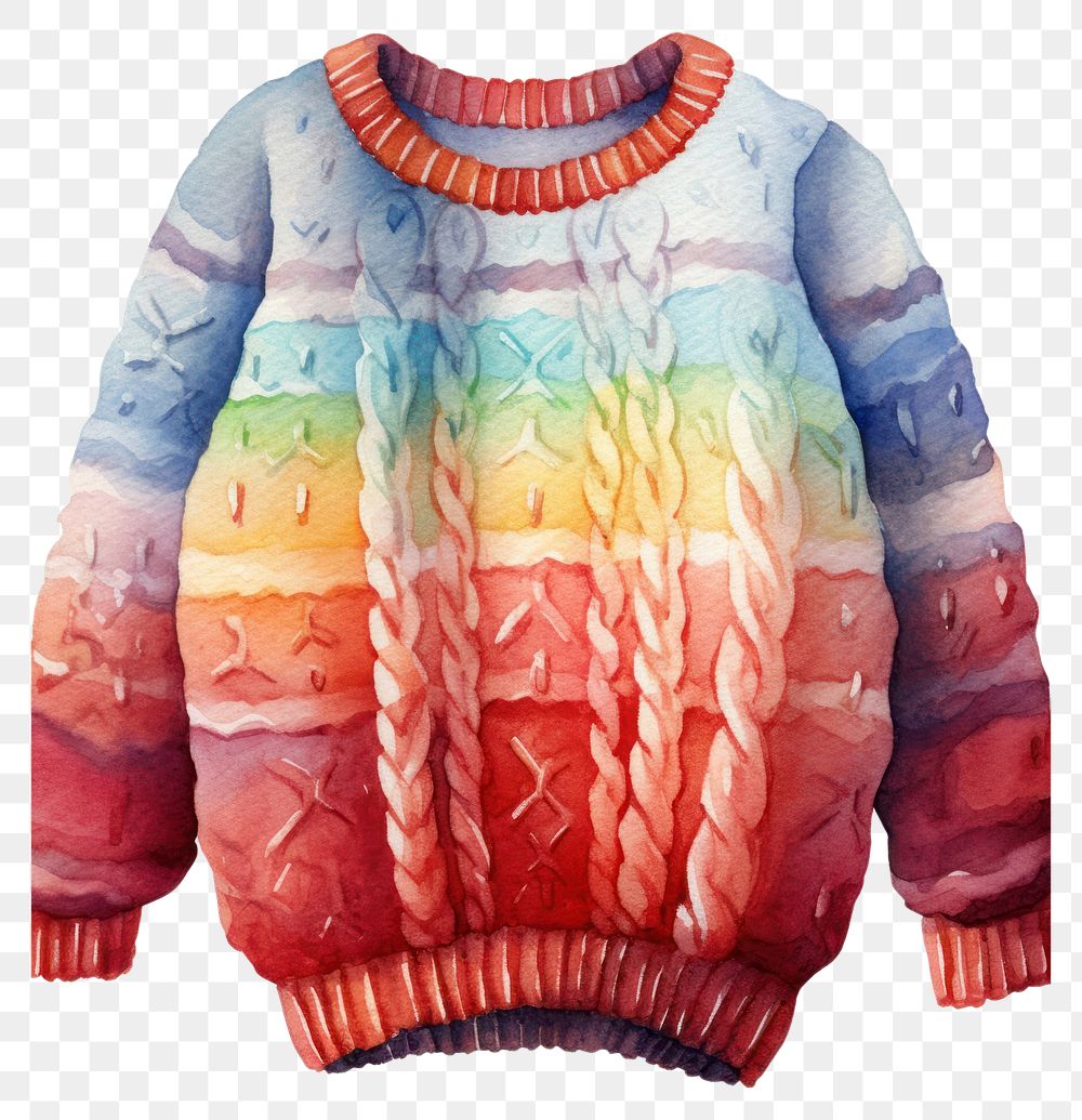 PNG Knitted sweater sweatshirt accessories outerwear. 