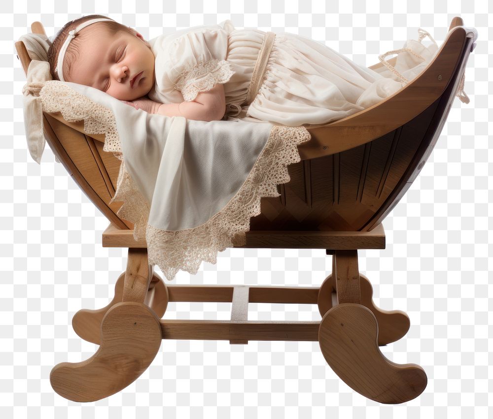 PNG Baby furniture cradle bed. 