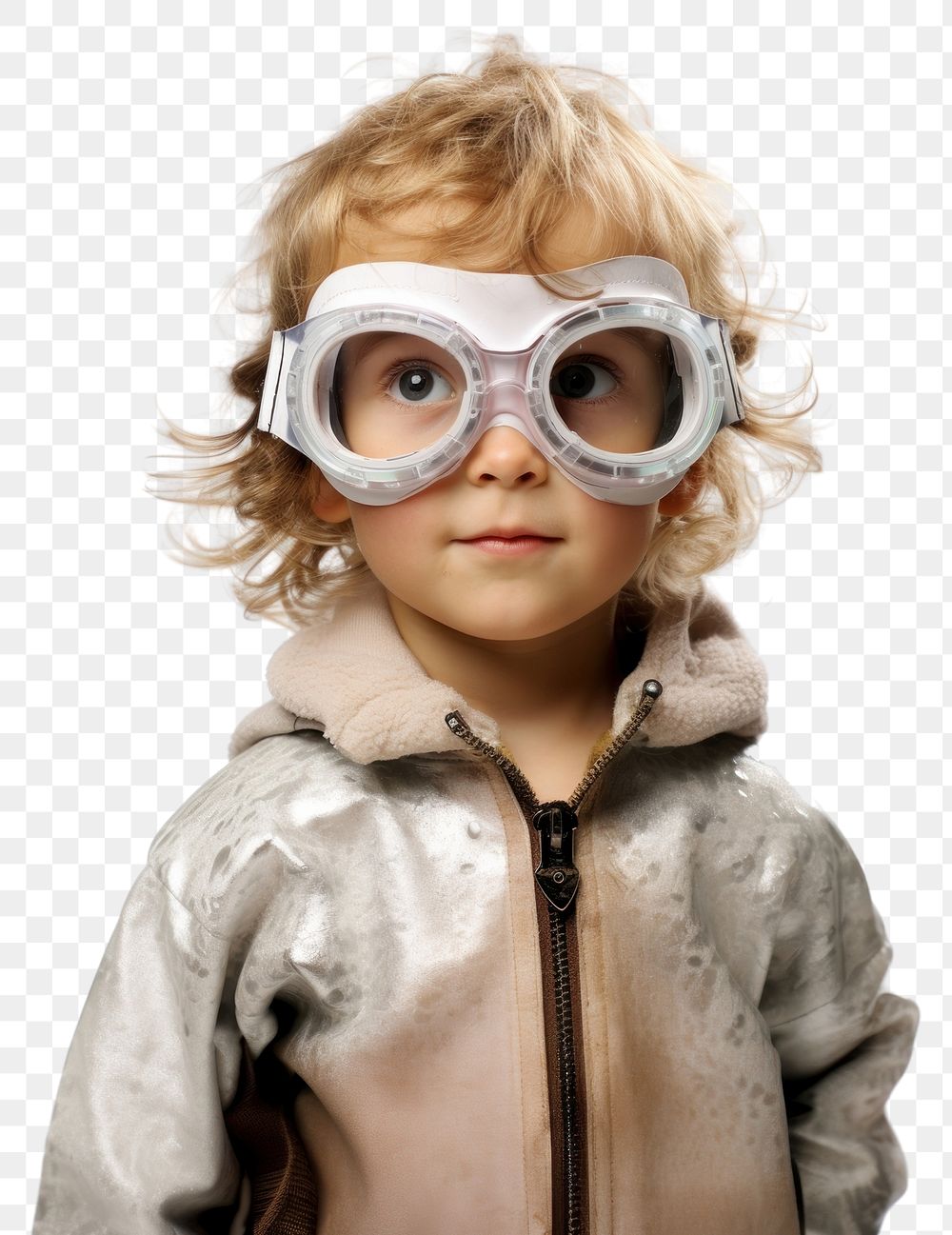 PNG Kid wearing goggles portrait glasses  