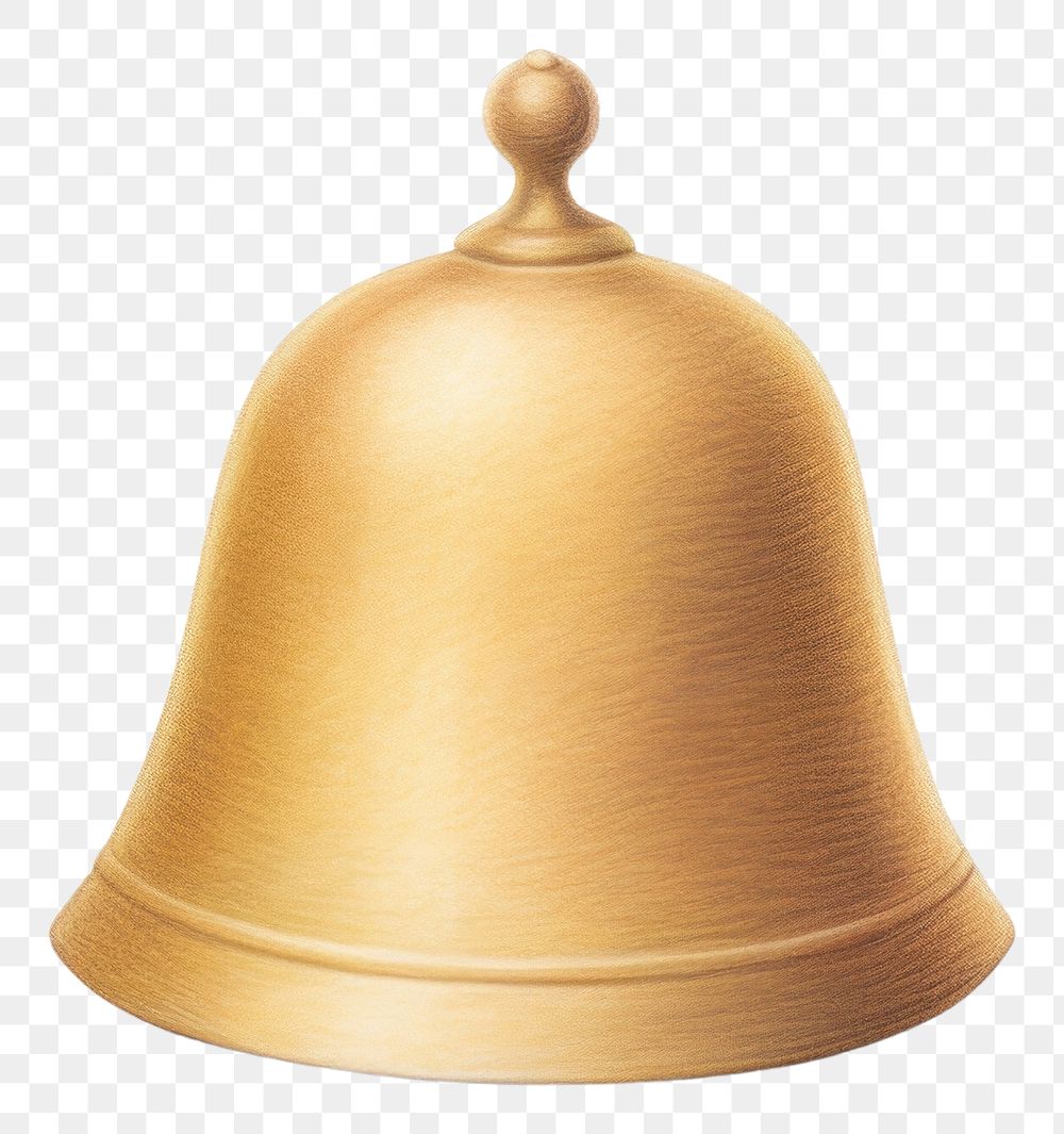 PNG Bell gold white background investment. AI generated Image by rawpixel.