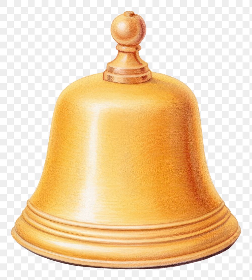 PNG Hand call bell gold white background lighting. 