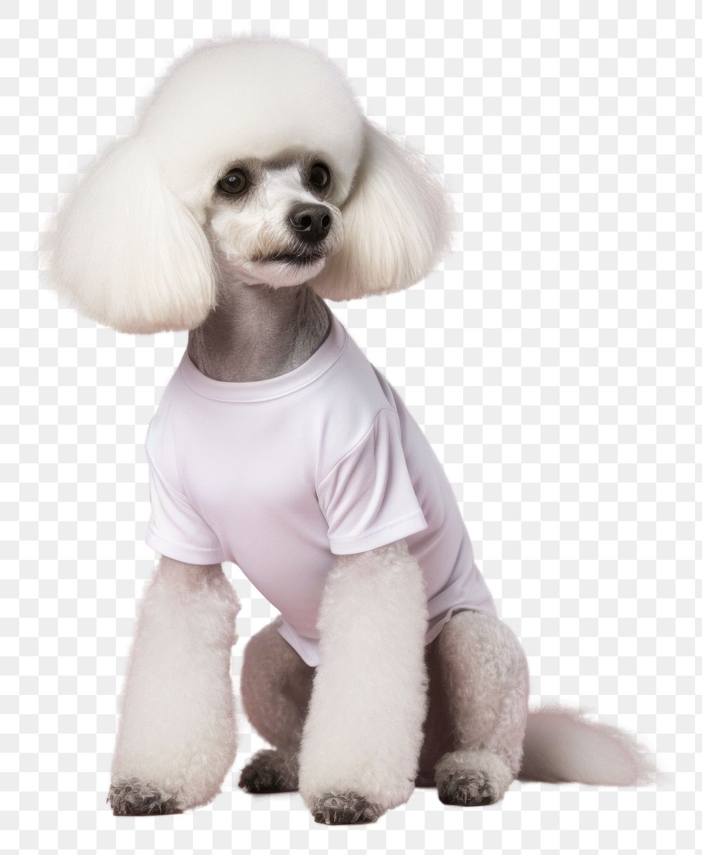 PNG Poodle dog mammal animal. AI generated Image by rawpixel.