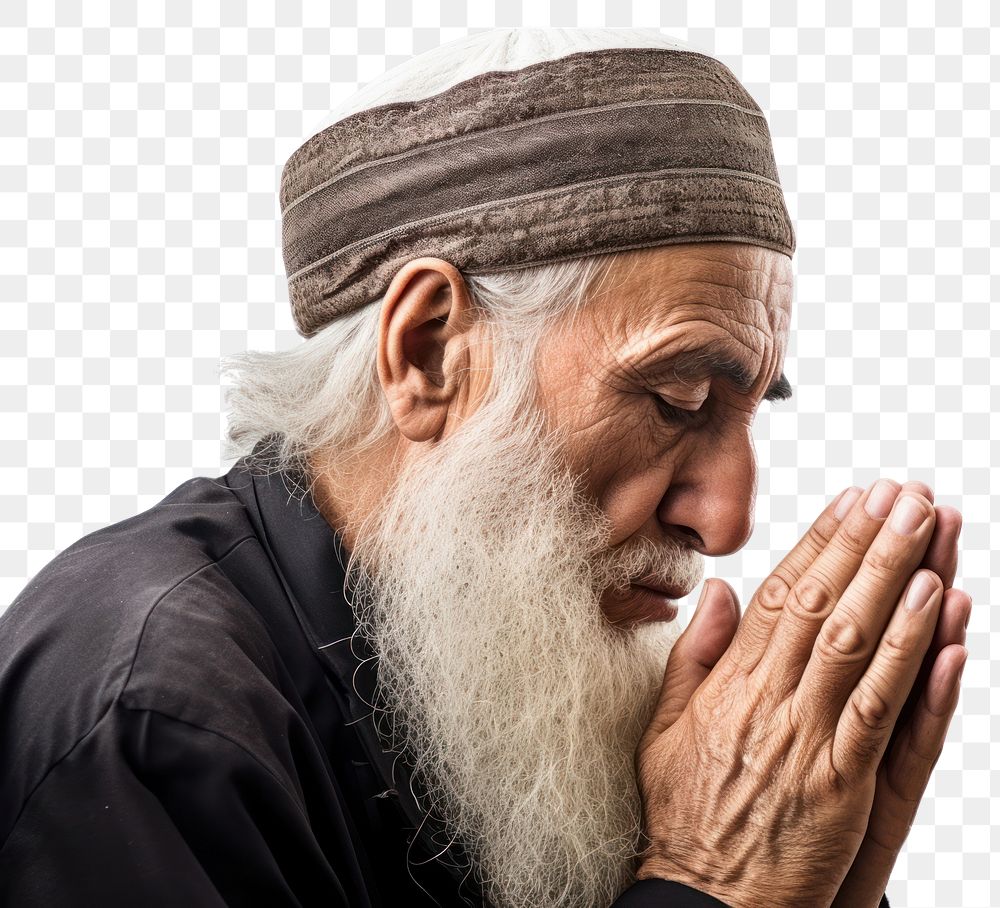 PNG Adult contemplation spirituality headshot. AI generated Image by rawpixel.