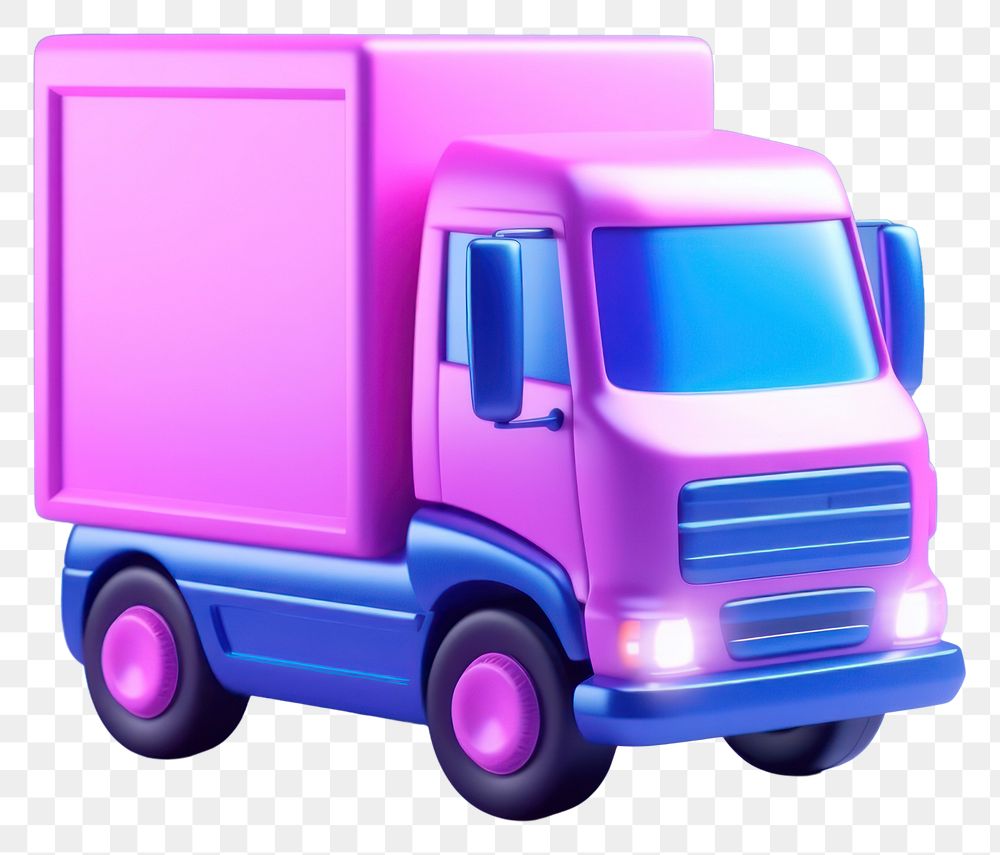 PNG Cargo-truck vehicle purple wheel. AI generated Image by rawpixel.