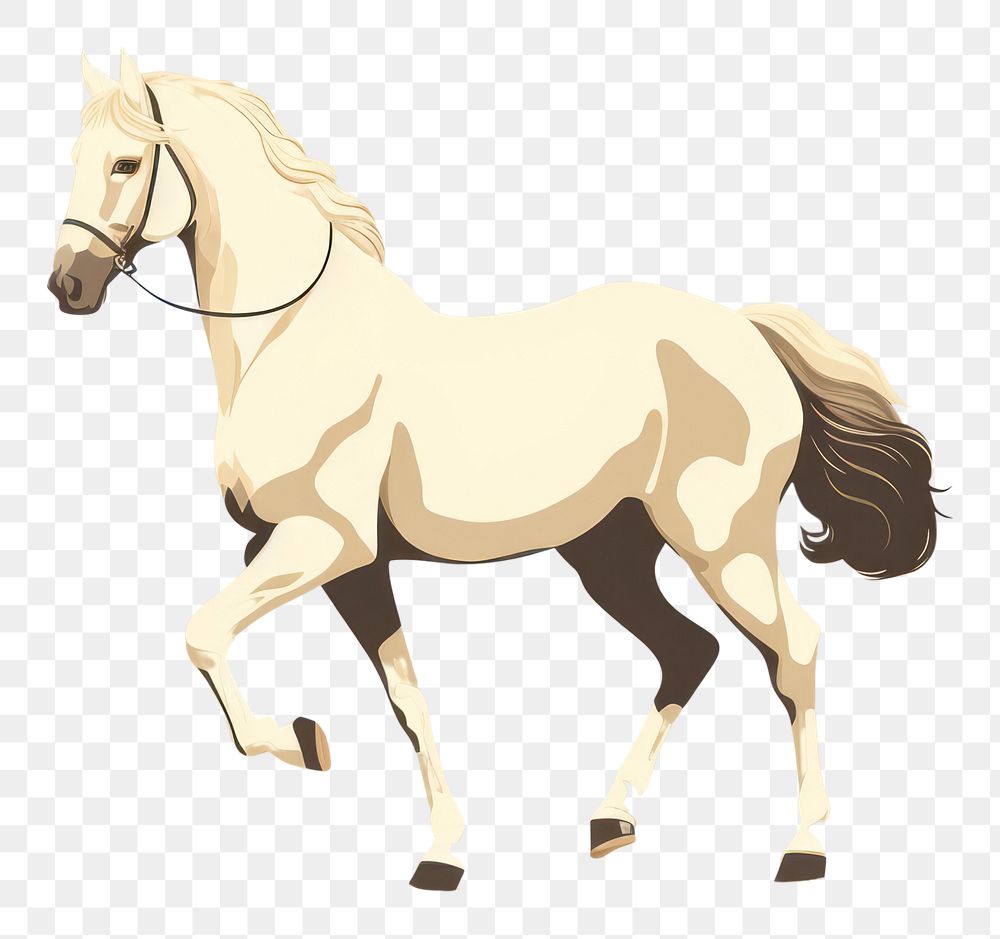 PNG Dressage horse animal mammal herbivorous. AI generated Image by rawpixel.