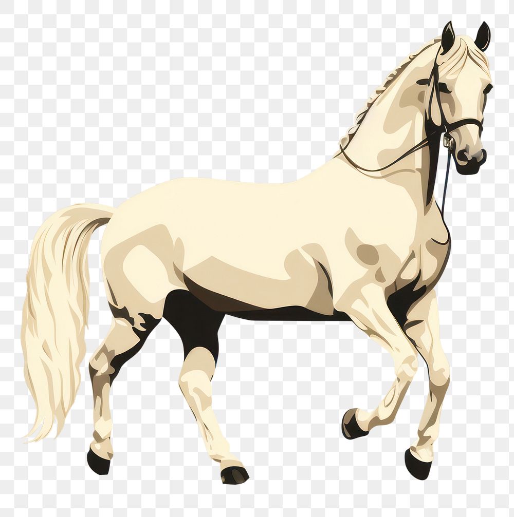 PNG Dressage horse stallion animal mammal. AI generated Image by rawpixel.