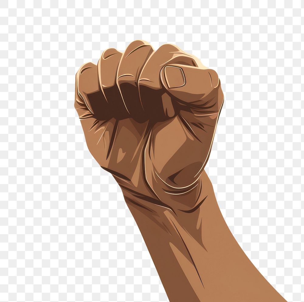 PNG Fist hand technology cartoon person. 